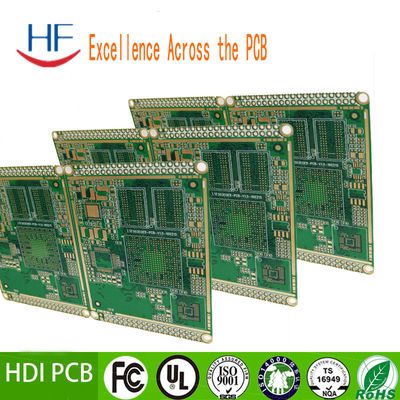 HDI Fr4 쌍면 PCB 제조 LED 라이트 작은 팬 회로 보드