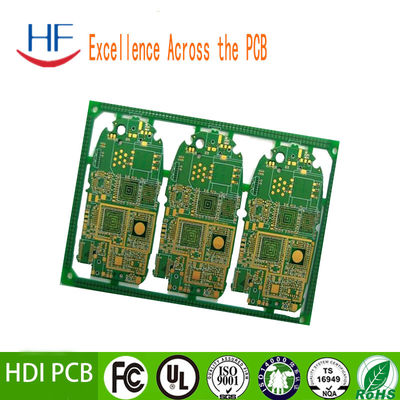 고속 HDI HF 전자 PCB 보드 디자인 빠른 회전 2oz ENIG 표면