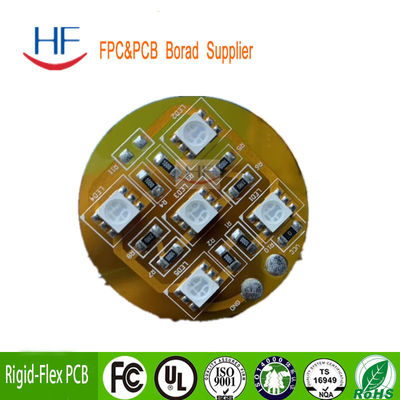 HDI 폴리마이드 딱딱한 유연 PCB 보드 1.0mm 4층 4oz